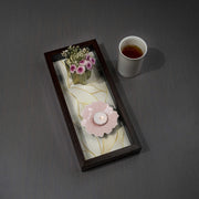 Golden Leaves Tray - Rectangular